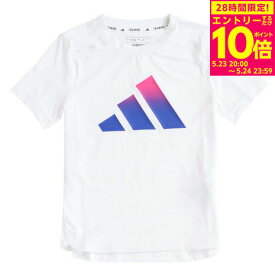 アディダス（adidas）（キッズ）半袖Tシャツ ジュニア トレイン アイコン AEROREADY ロゴ EBP00-IC5410