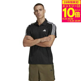 【5/24 23:59まで！ エントリーで対象商品P10倍！】アディダス（adidas）（メンズ）トレイン エッセンシャルズ ピケ スリーストライプス トレーニング ポロシャツ BXH46-IB8107