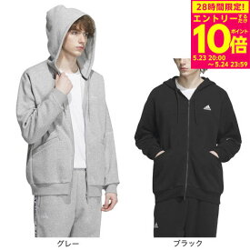 【5/24 23:59まで！ エントリーで対象商品P10倍！】アディダス（adidas）（メンズ、レディース）パーカー ワーディング ルーズフィット フリース IJM06