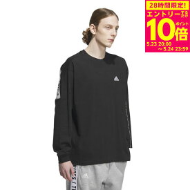 【5/24 23:59まで！ エントリーで対象商品P10倍！】アディダス（adidas）（メンズ、レディース）ワーディング ルーズフィット Tシャツ 長袖 IEH99-IK7346 ロンT