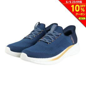 【10%OFFクーポン対象！6/6まで】スケッチャーズ（SKECHERS）（メンズ）カジュアルシューズ スリッポン SI-SLADE QUINTO 210810-BLU