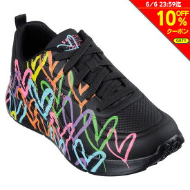 【10%OFFクーポン対象！6/6まで】スケッチャーズ（SKECHERS）（レディース）カジュアルシューズ UNO LITE HRT OF HRTS 177977-BKMT