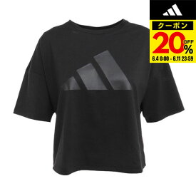 【20%OFFクーポン対象！6/11まで】アディダス（adidas）（レディース）トレイン アイコンズ 3バーロゴ半袖Tシャツ WH926-HD8973