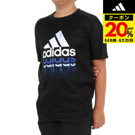 アディダス（adidas）（キッズ）ジュニア ニット 半袖Tシャツ BVF63-IA9326