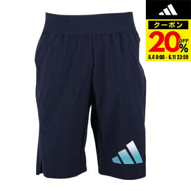 【20%OFFクーポン対象！6/11まで】アディダス（adidas）（キッズ）トレイン アイコン AEROREADY ロゴ ウーブンショーツ EBO97-IC5412