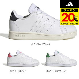 アディダス（adidas）（ジュニア）スニーカー キッズ アドバンコート ライフスタイル レース GW6487 GY6995 GY6996 スポーツシューズ ジュニア 紐靴 通学 学校