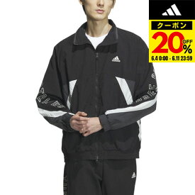 【20%OFFクーポン対象！6/11まで】アディダス（adidas）（メンズ）ワーディング オーバーサイズフィット ウーブン フルジップジャケット JSY33-IS5146