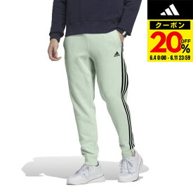 【20%OFFクーポン対象！6/11まで】アディダス（adidas）（メンズ）エッセンシャルズプラス レギュラーフィット スリーストライプス フレンチテリーカフパンツ KWF03-JF3997