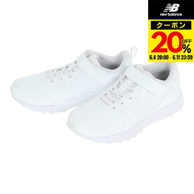 【20%OFFクーポン対象！6/11まで】ニューバランス（new balance）（キッズ）ランニングシューズ 白 YA650 ホワイト YA650WW1W スニーカー