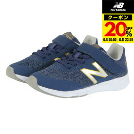 【20%OFFクーポン対象！6/11まで】ニューバランス（new balance）（キッズ）ジュニアスポーツシューズ 紺 ネイビー YOPREM NY YOPREMNYW ベルクロ ベルト付き スニーカー 靴 シューズ キッズ