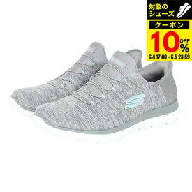 スケッチャーズ（SKECHERS）（レディース）カジュアルシューズ スリップインズ サミッツ ダズリング ヘイズ グレー 149937W-GYMT スニーカー ハンズフリー