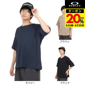 【20%OFFクーポン対象！6/11まで】オークリー（OAKLEY）（メンズ）半袖シャツ 吸汗速乾 ESSEN KNIT THER FOA405354