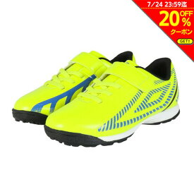 【20%OFFクーポン対象！7/24まで】アンブロ（UMBRO）（キッズ）ジュニアサッカートレーニングシューズ エバーブルー V SB JR ワイド UF5SFCX7JB YLBL