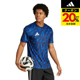 【20%OFFクーポン対象！12/11まで】アディダス（adidas）（メンズ）サッカーウェア プラクティス グラフィック 半袖シャツ JVV10-JL9522