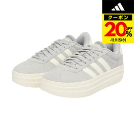 アディダス（adidas）（レディース）スニーカー スポーツシューズ VL コートボールド グレー IF9784 スポーツ カジュアルシューズ 厚底