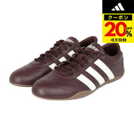 アディダス（adidas）（レディース）スニーカー スポーツシューズ グランドコート ロー ブラウン JQ9680 スポーツ カジュアルシューズ