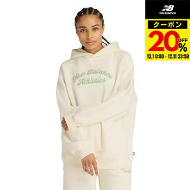 【ポイント10倍！要エントリー★12/11 1:59まで】ニューバランス（new balance）（レディース）リニアヘリテージ フリース ロングフーディー WT53509PEF
