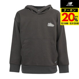 【ポイント10倍！要エントリー★12/11 1:59まで】ニューバランス（new balance）（キッズ）シューパッチライトスウェットクルーネック ABT55562BLK