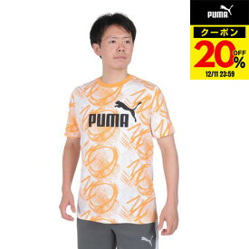 【20%OFFクーポン対象！12/11まで】プーマ（PUMA）（メンズ）パワー AOP 半袖 Tシャツ 681270 46 ORG