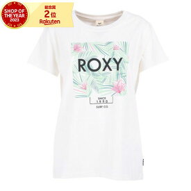 ロキシー（ROXY）（レディース）半袖Tシャツ レディース ボックス ボタニカル 23SPRST231612YNAT