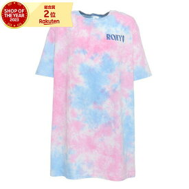 ロキシー（ROXY）（キッズ）半袖Tシャツ キッズ MINI MOMENT Tシャツ ワンピース TDR232105 PNK