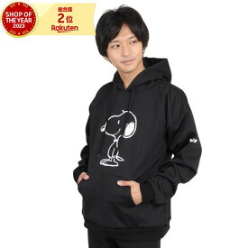 ベスプ（VESP）（メンズ）防水 パーカー スノボ スヌーピー Peanuts Collaboration Parka SNMS2023BK