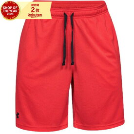 アンダーアーマー（UNDER ARMOUR）（メンズ）ヒートギア(夏向け) メッシュ ショーツ 1358564 RED/BLK AT オンライン価格 ショートパンツ ハーフパンツ