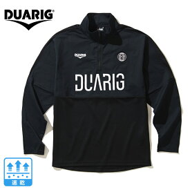 デュアリグ（DUARIG）（メンズ）サッカーウェア 長袖ジャージハーフジップ 4S0004-SCWR-741CD BLK 速乾