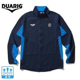 デュアリグ（DUARIG）（メンズ）サッカーウェア 長袖ジップアップ ジャージ 4S0005-SCWR-741CD NVY 速乾