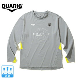 デュアリグ（DUARIG）（メンズ）サッカーウェア プラクティス長袖シャツ 4S0007-SCWR-741CD GRY 速乾