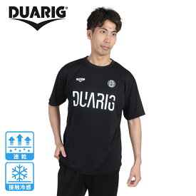 デュアリグ（DUARIG）（メンズ）サッカーウェア ドライプラスクール プラクティス 半袖シャツ 4S0027-SCWR-741ES BLK 冷感 速乾