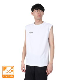 デュアリグ（DUARIG）（メンズ）ドライプラス クール シャインブロック UV ノースリーブ シャツ 5S0032-TRCT-863ES WHT