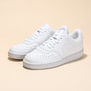 ナイキ（NIKE）（レディース）スニーカー コート ビジョン ロー NN ホワイト DH3158-100 カジュアル スポーツシューズ タウン 通学 日常履き シンプル