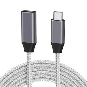 USB Type CP[u (0.2m, O[) LpoieJun.SLEI usb-c P[u USB 3.1 Gen 2 (10Gbps) f[^] R[h 5A PD}[d AhCh bvgbvȂǗl Xusb-c