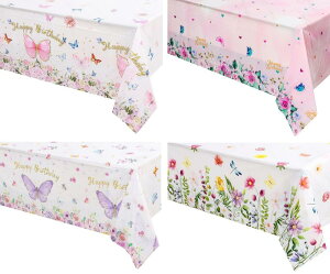 siawadeky �a���� ����t�� �e�[�u���N���X 4���Z�b�g ������� �� �� Happy Birthday �e�[�u���J�o�[ �h���h�� �g���̂� �e�[�u���N���X �H�� �_�C�j���O �f�R���[�V���� �a���� ���j�� �p�[�e�B�[