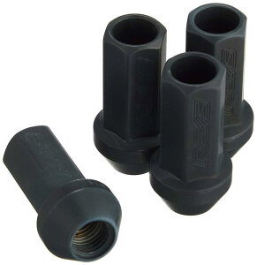 RAYS (レイズ) 17HEX レーシングナット M12×1.5 BK(ブラック) 48mm 4個パック 74130000204BK