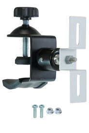 Heptus 【場所を選ばず簡単取付】 取付金具 ソーラーライト 防犯カメラ ポール フェンス クランプ 1.5-5cm