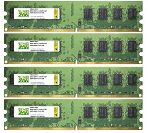 NEMIX RAM NEMIX RAM 128GB 4x32GB DDR4-2666 PC4-21300 2Rx8 Non-ECC Unbufferedメモリ