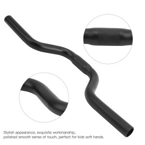 自転車 ハンドルバー 25.4*415mm 自転車ライザーバー アルミニウム合金 取り付け簡単 マウンテンバイク ロードバイク ロング 折りたたみ 自転車 子供用自転車 ハンドルバー