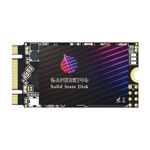 GamerKing M.2 2242 SSD 512GB SATA III 6Gb/s NGFF 内蔵型 Solid State Drive ハードドライブ 高性能ハードドライブノート/パソコン/デスクトップ適用 ソリッドステートドライブ 3年SSD 6