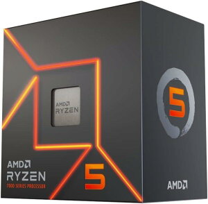 AMD Ryzen 5 7600, Wraith Stealth Cooler 3.8GHz 6�R�A / 12�X���b�h 38MB 65W 100-100001015BOX �O�N [���s�A���i]