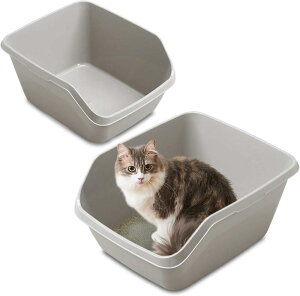 �yOFT�z HY CAT ���[�W 2�Z�b�g �L�g�C�� ��^ �{�� ��юU��h�~ ��26cm×���s33cm �n�C�L���b�g �傫�� ��̐��` ������߁i�O���[�j