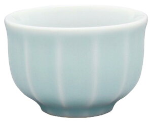 有田焼 聖陶苑 盃 ぐいのみ おちょこ 青白磁面取 約直径5.5×高さ3.5cm 容量約30ml 日本製 99126