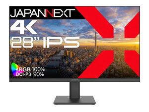 JAPANNEXT 28�C���` IPS�p�l������ 4K(3840x2160)�𑜓x �t�����j�^�[ JN-i283U HDMI DP HDR sRGB:100% DCI-P3:90%
