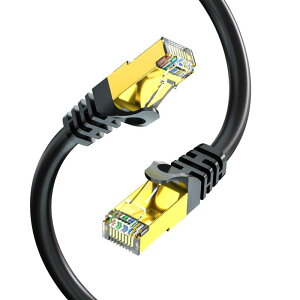 LAN�P�[�u�� 60M CAT7, UGOMI ���O �J�e�S���[7 �C�[�T�l�b�g�P�[�u�� �H�ƊK�� �O�d�Օ� SSTP 10Gbps 600MHz UV/�h���A���ږ����APE�W���P�b�g PS4 Xbox Modem Router�ȂǂɓK�p����܂�