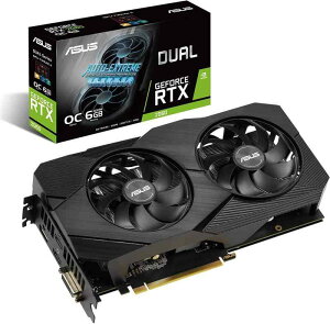 ASUS Dual GeForce RTX?2060 �O���t�B�N�X�{�[�h OC/6G/DDR6/2.5 slot (DUAL-RTX2060-O6G-EVO)