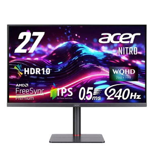 Acer Q[~Oj^[ Nitro 27C` IPS  WQHD 240Hz 0.5ms DeltaE2  HDMI2.0 DisplayPort Xs[J[ wbhz[q PC PS5 Xbox X|S VESA}Eg