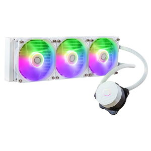 Cooler Master MasterLiquid 360L Core ARGB White LGA1700 / AM5Ή 360mmWG[^[ ȈՐ CPUN[[ MLW-D36M-A18PZ-RW FN1930