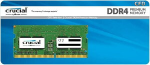 CFD̔ m[gPCp PC4-19200 (DDR4-2400) 4GB×1 (4GB)   260pin Crucial by Micron D4N2400CM-4GQ