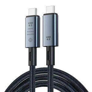 USB4 �P�[�u�� TYPE-C �f�[�^�� ���� 40Gbps 1m 2m PVC ��D